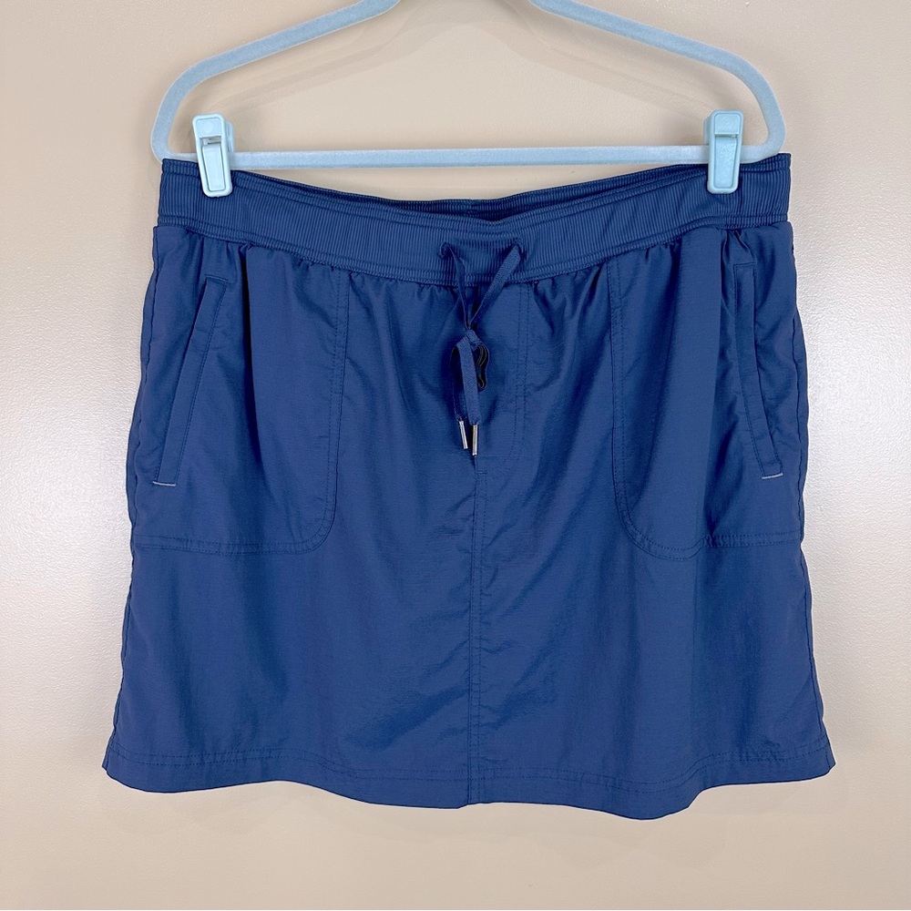 LL Bean Nautical Navy Women’s Vista Camp Skort XL NWOT Outdoors Gorpcore Tennis
